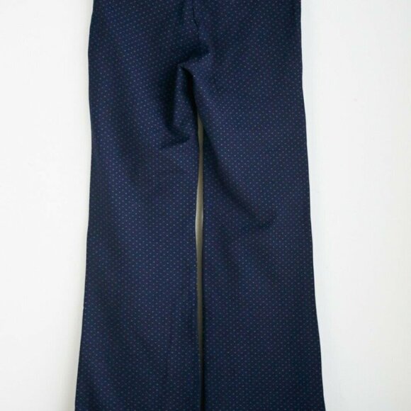 BetaBrand Navy Blue Fine Polka Dot Pants - Picture 7 of 9